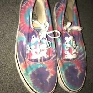 Tie dye vans